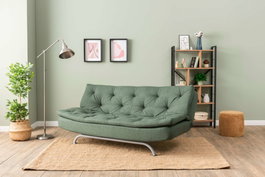 Atelier Del Sofa Rivo - Sofá-Cama de 3 Plazas Verde
